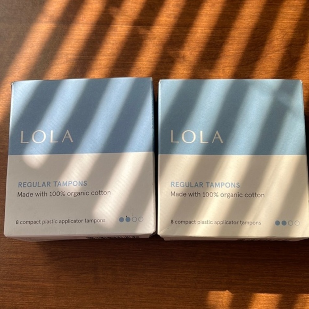 Lola 2 packs 8 count tampons